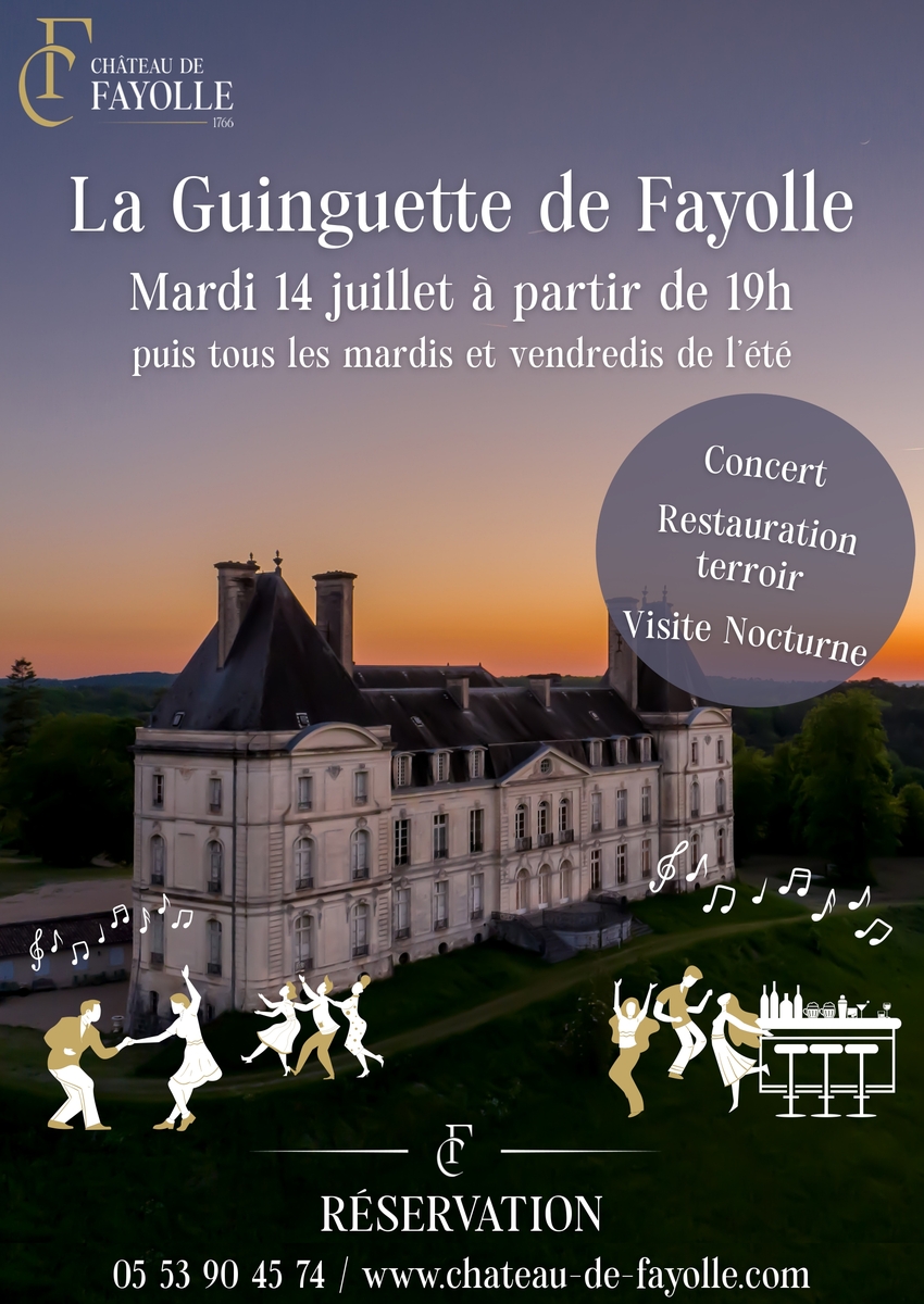 Château de Fayolle ouvre sa Guinguette les mar ...