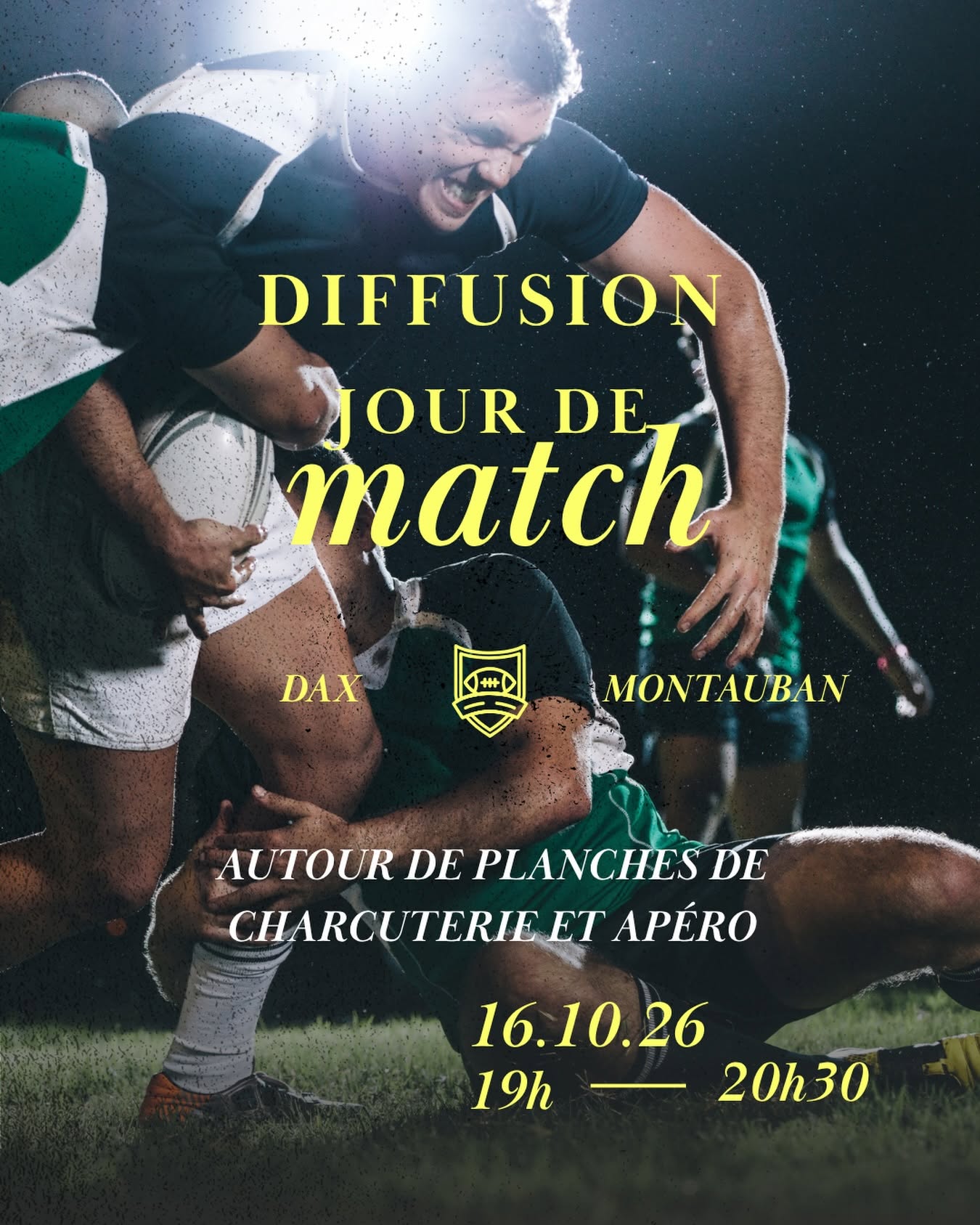 Diffusion match Dax - Montauban