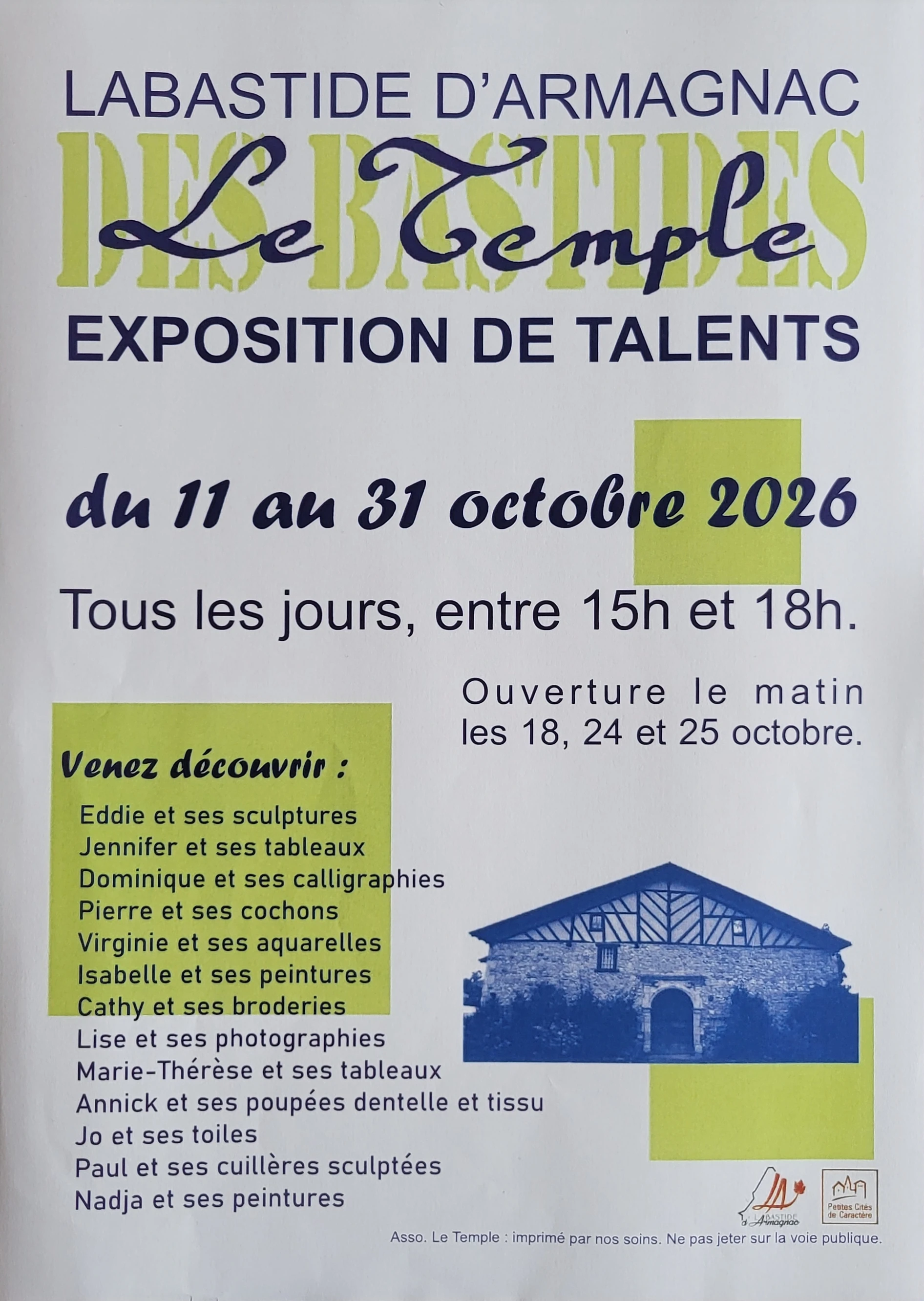 Exposition de talents