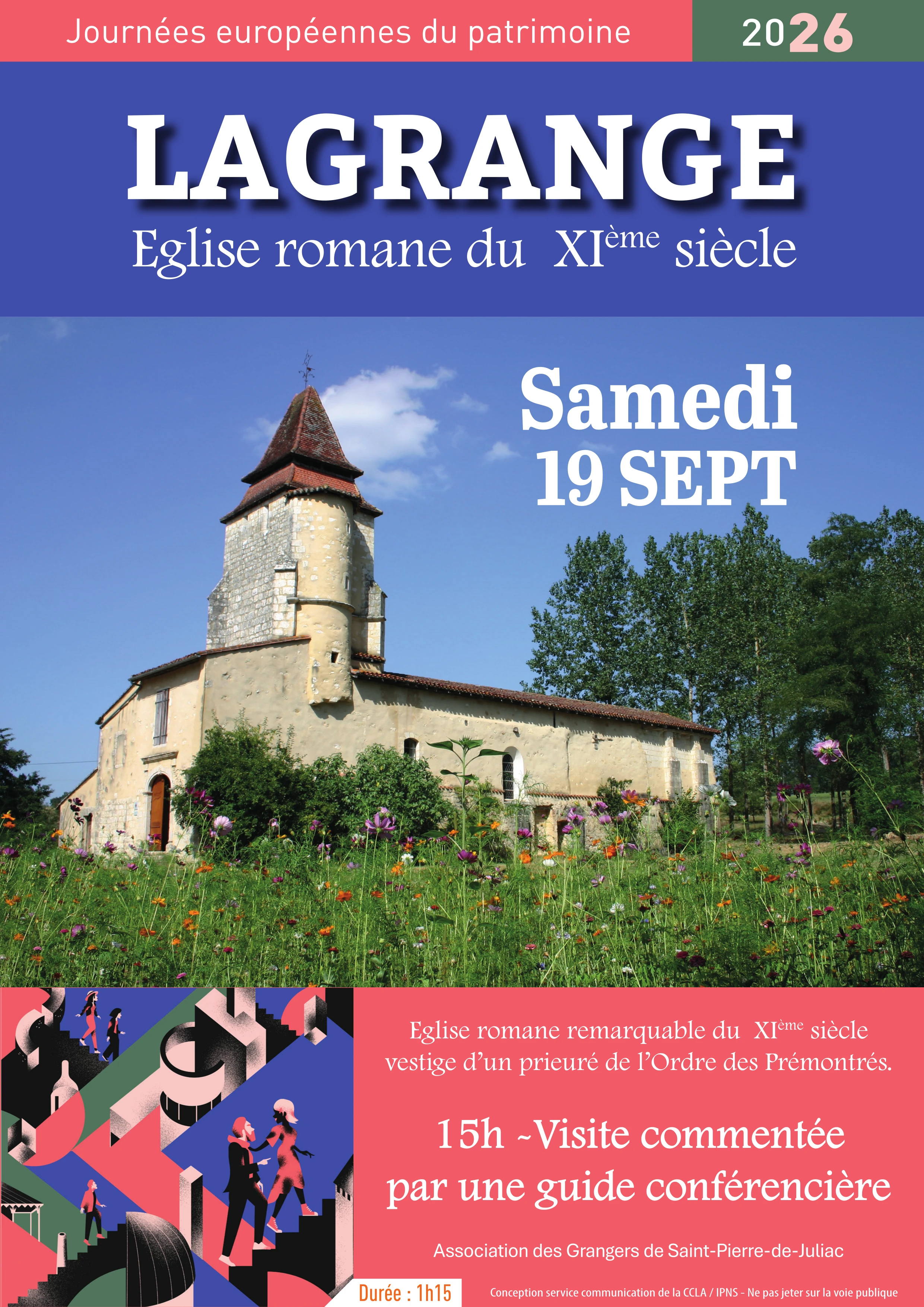 JEP : Visite guidée de l'église St Pierre de Juliac