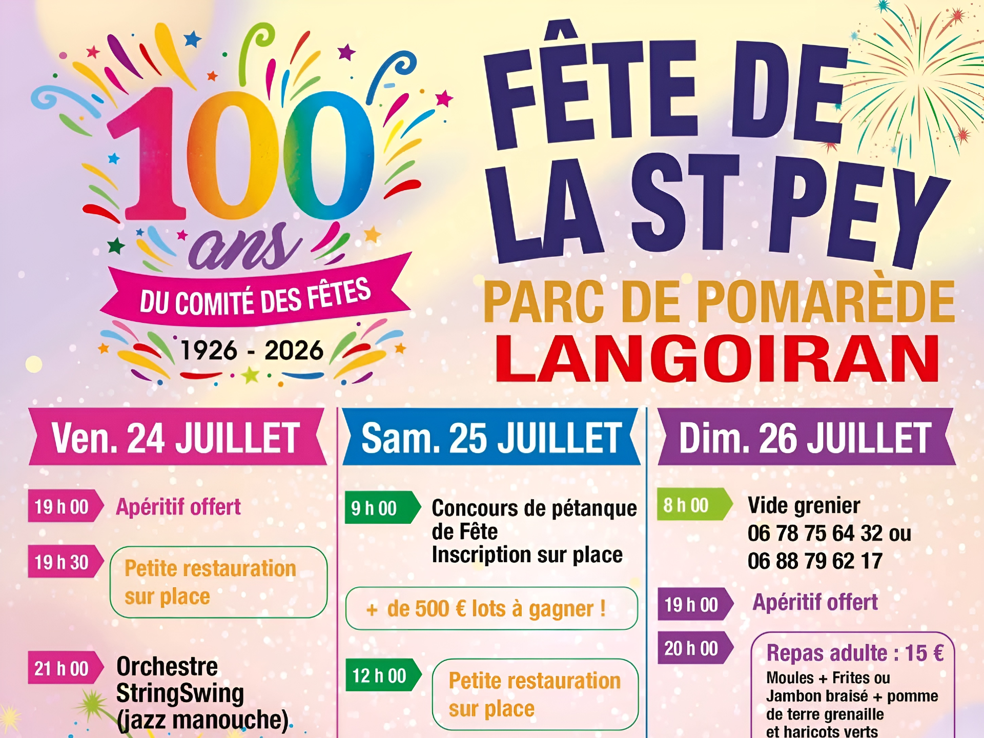 Fête de la Saint Pey à Langoiran