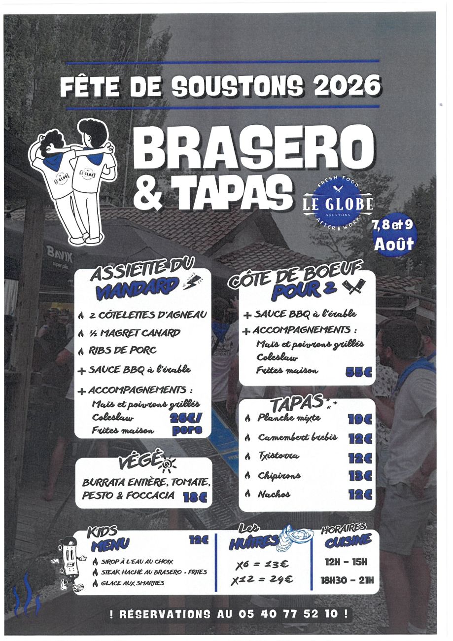 Brasero et tapas au Globe pour les Fêtes de So ...