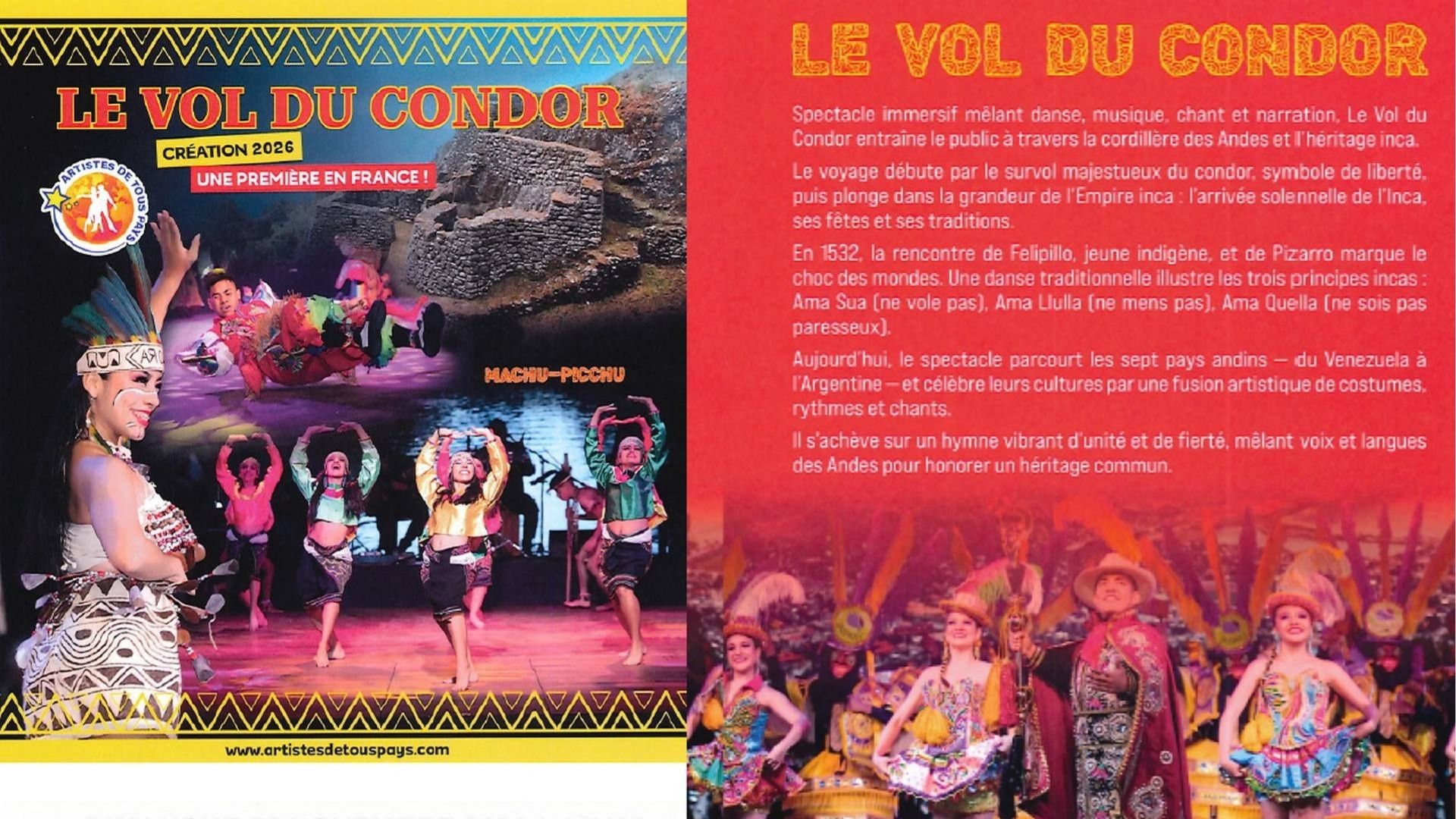Spectacle : Le vol du Condor