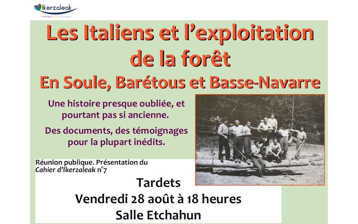 Réunion publique : les Italiens et l'exploitat ...