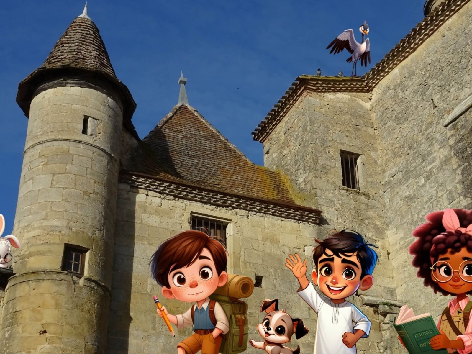 Sur les pistes de Robin à l'abbaye de Saint-Ferme