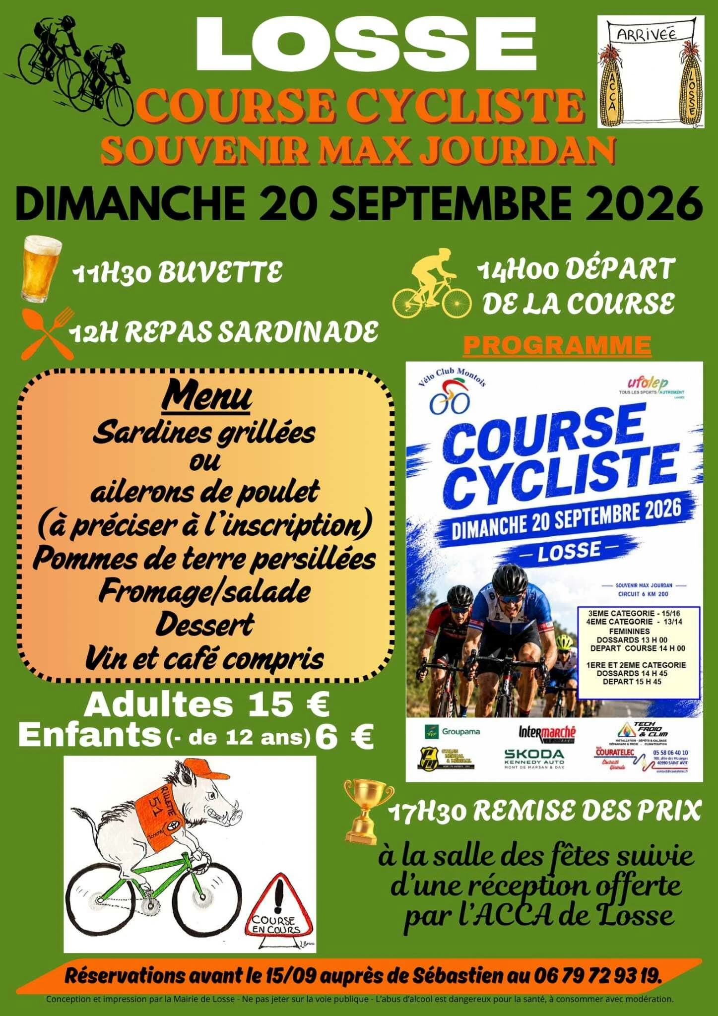 Course cycliste : souvenir Max Jourdan