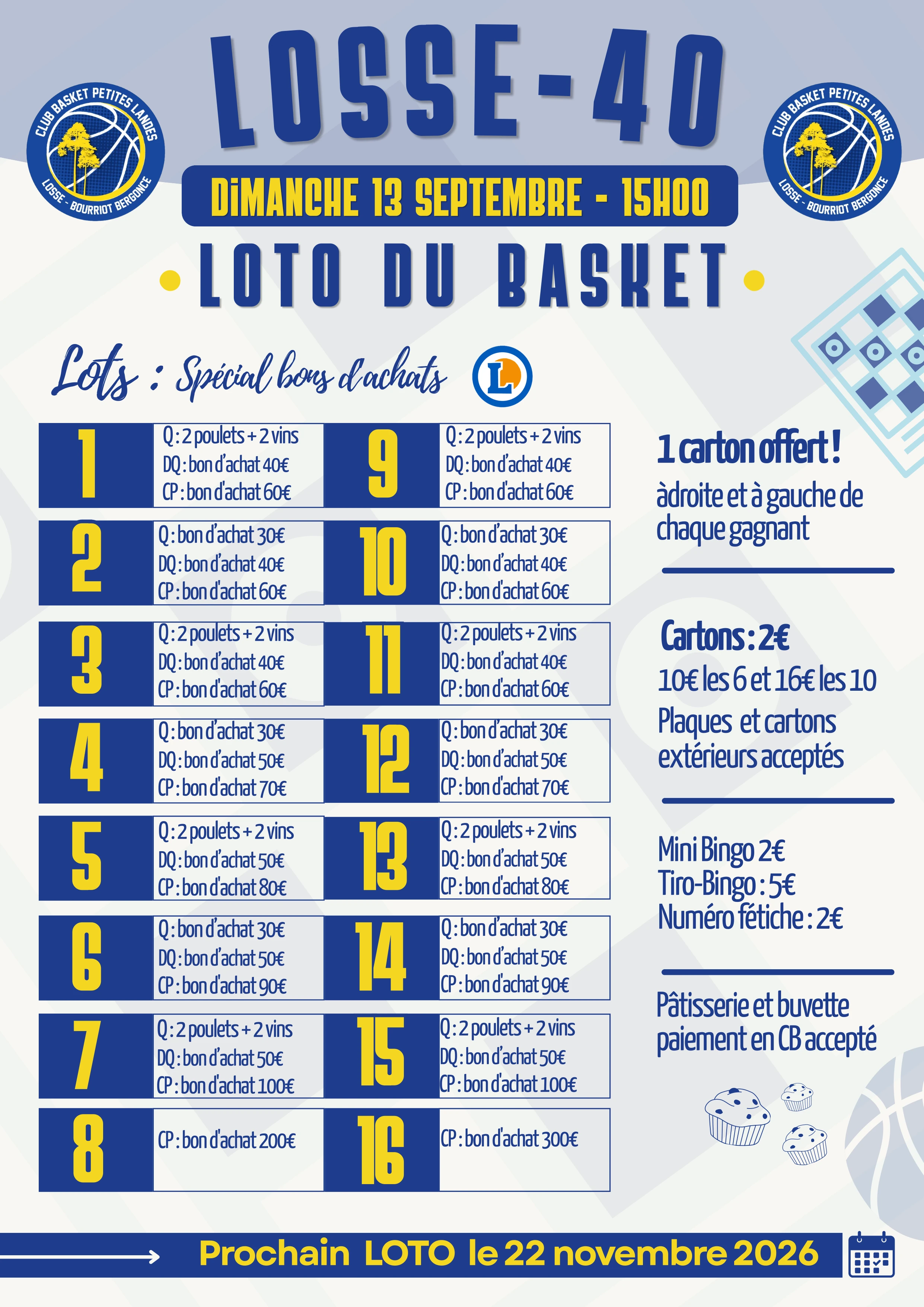 Loto du basket