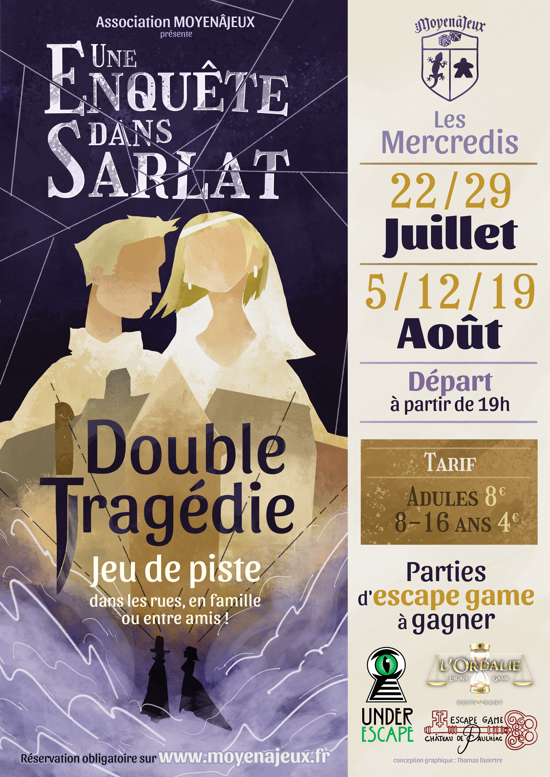 Une Enquête dans Sarlat : "Double Tragédie"