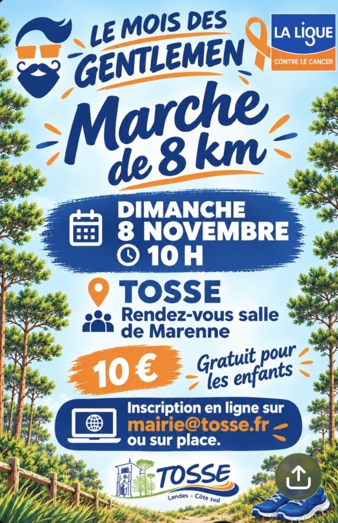 Marche de 8km - Le mois des Gentlemen