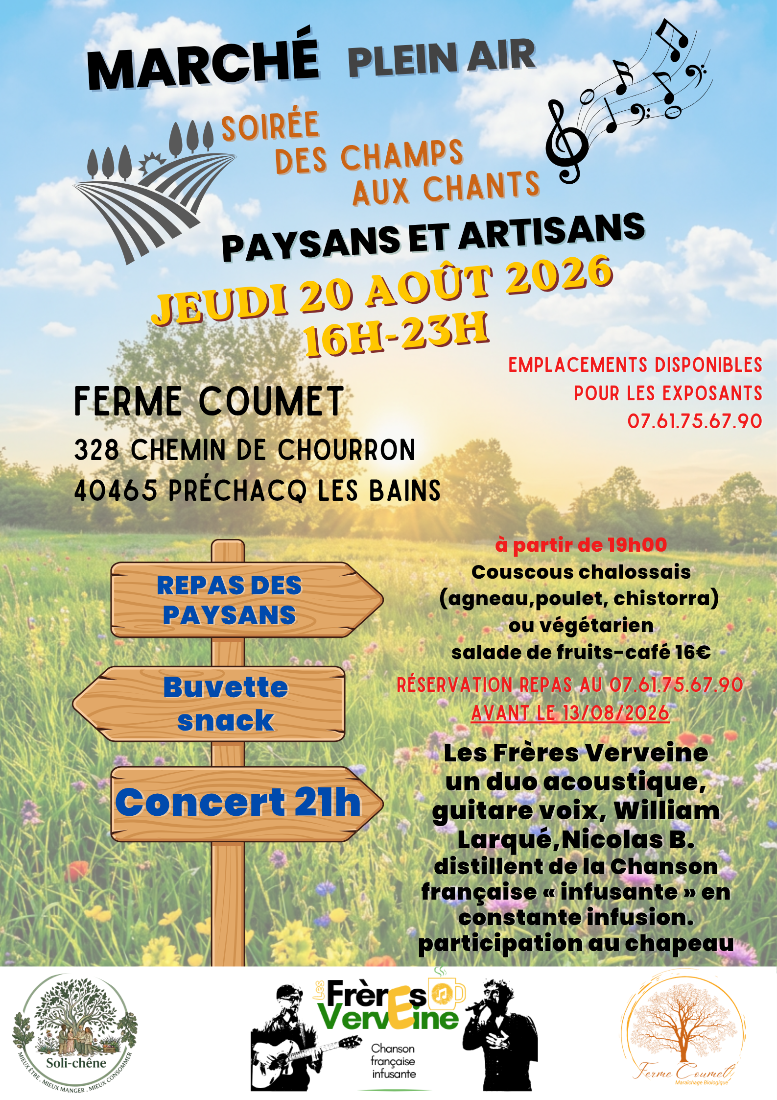 SOIREE DES CHAMPS AUX CHANTS