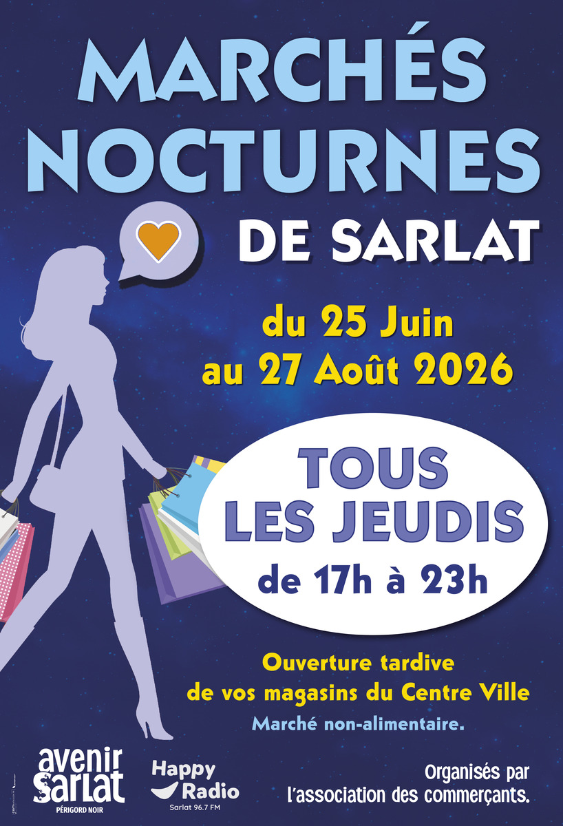 Marché nocturne de Sarlat