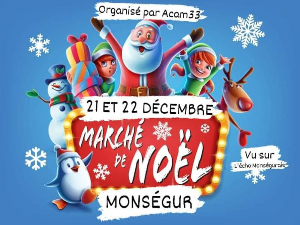 Marché de Noël à Monségur 