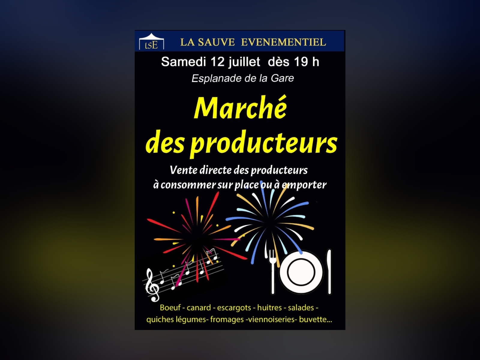 Marché des producteurs à La Sauve