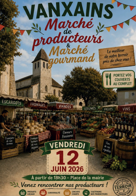 Marché des producteurs & marché gourmand