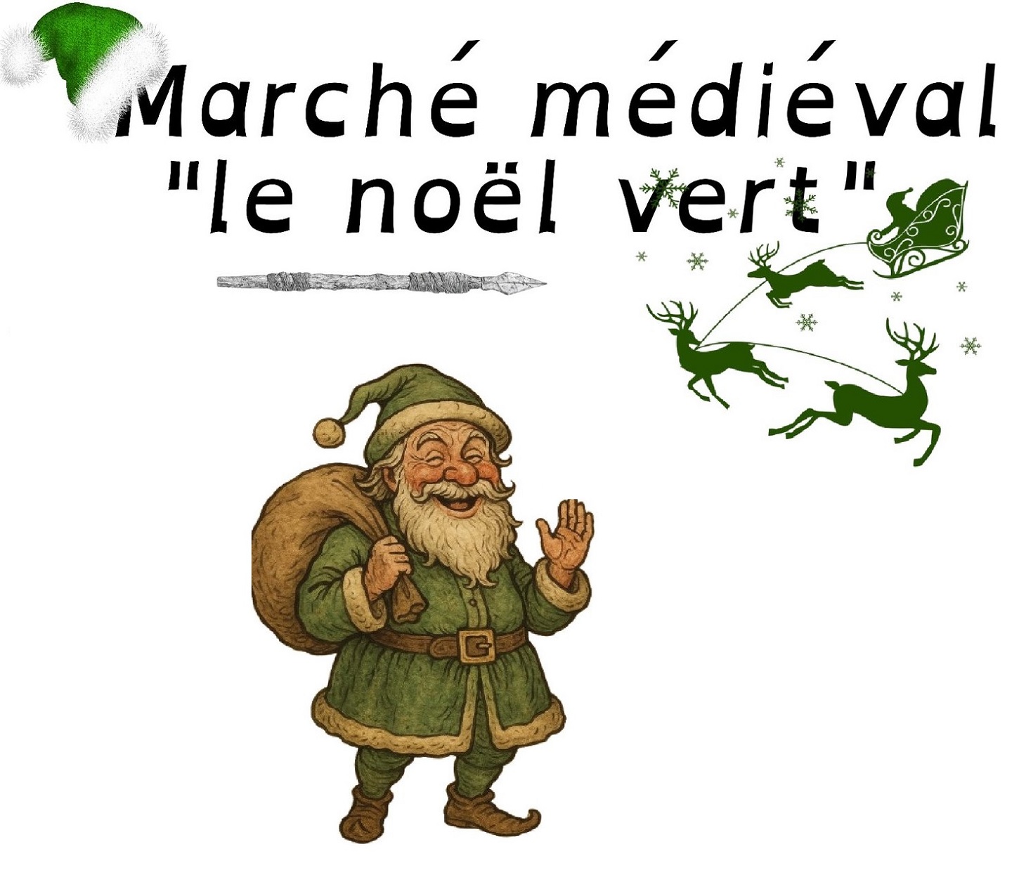 Marché artisanal "le noël vert"