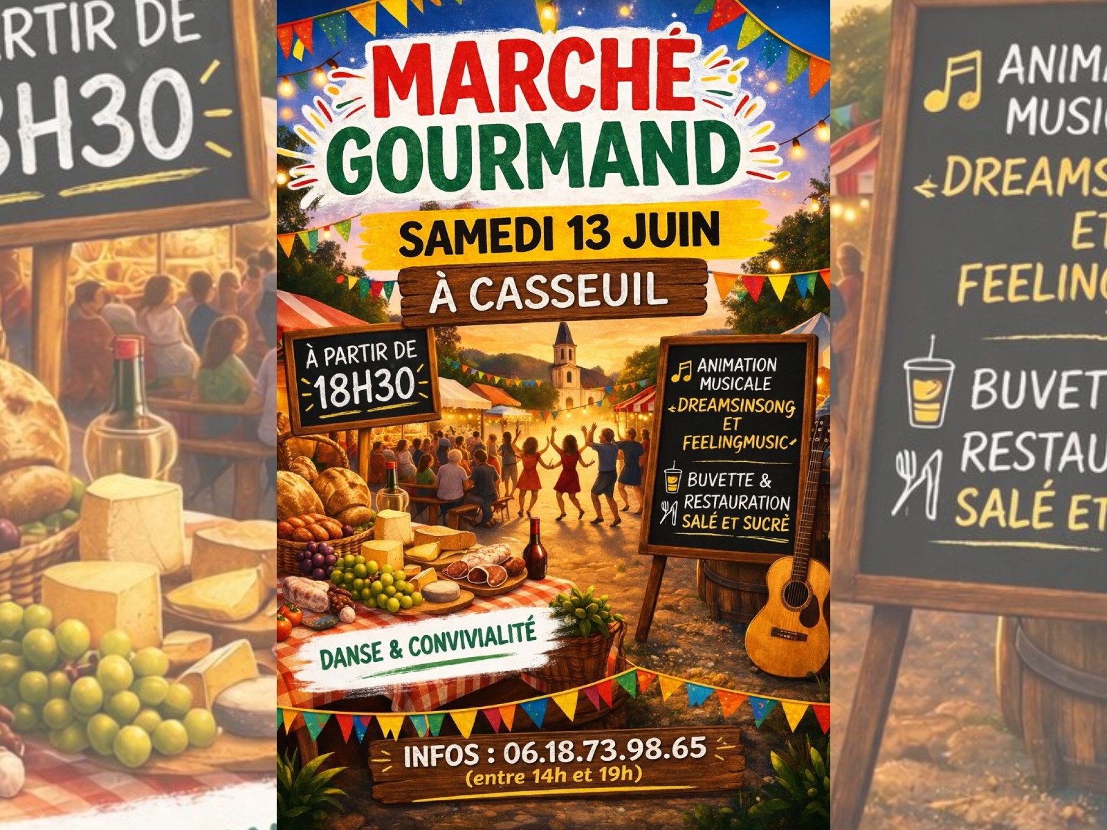 Marché gourmand de Casseuil