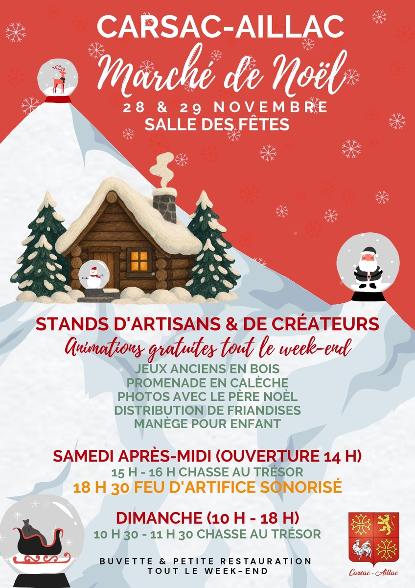 Marché de Noël de Carsac-Aillac