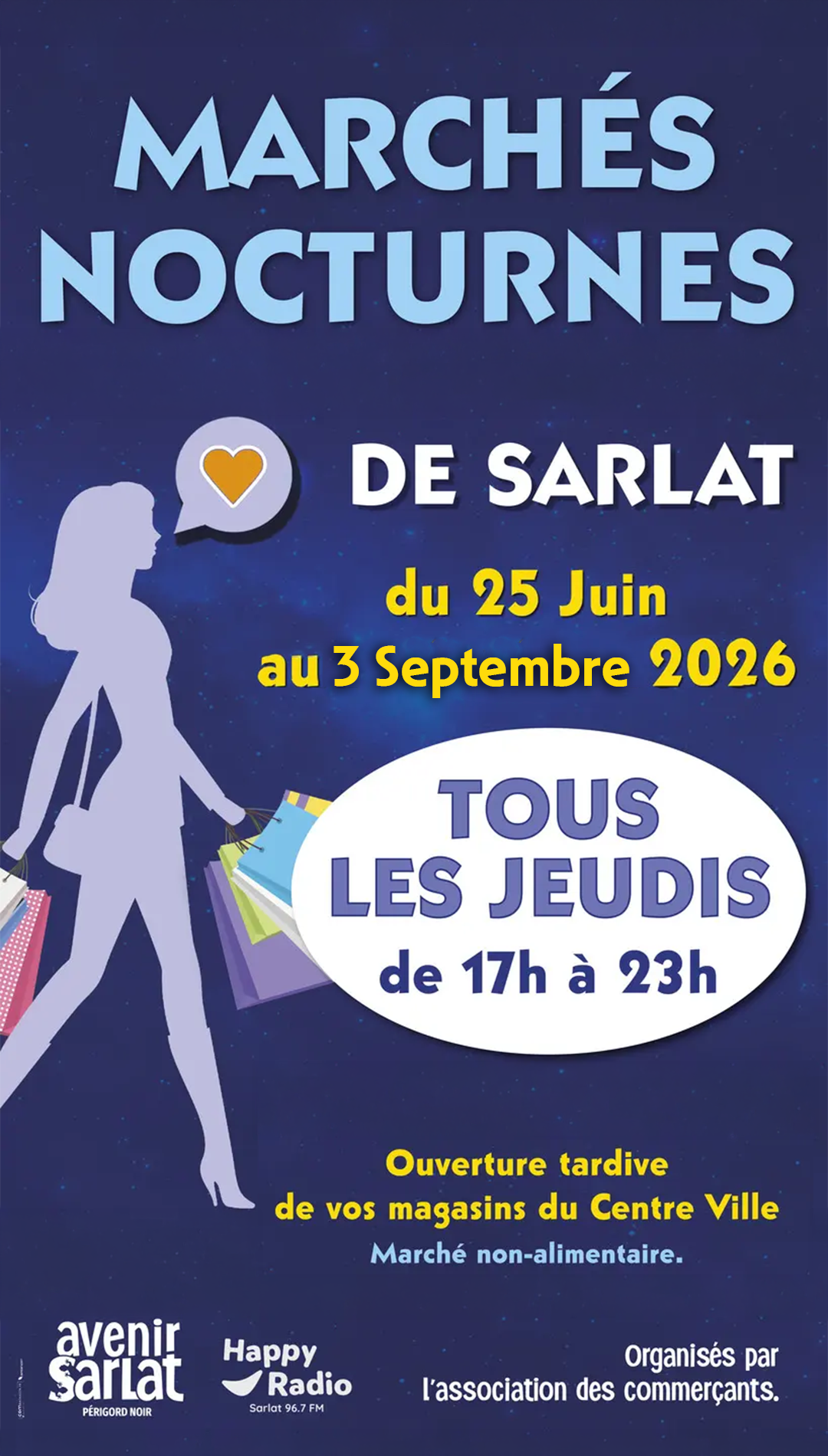 Marché nocturne de Sarlat