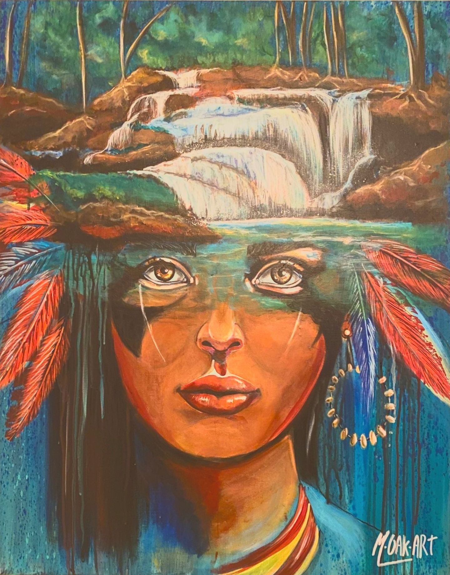 Exposition de peintures, au restaurant De la Tour
