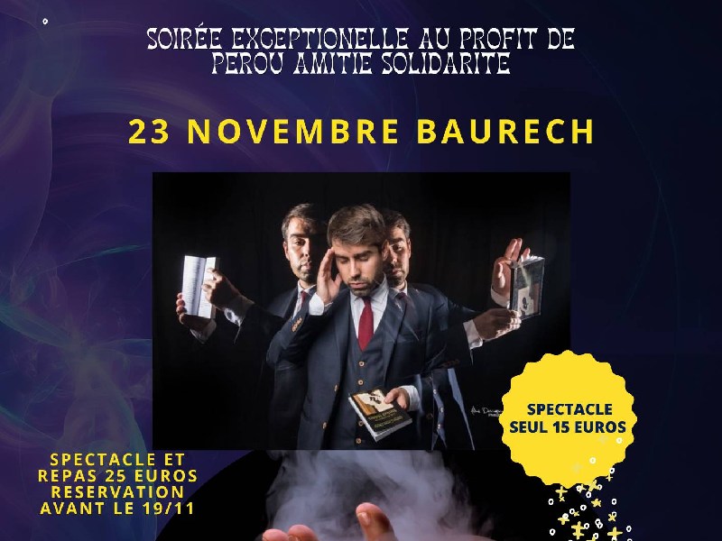 Spectacle : Humour mentalisme illusion