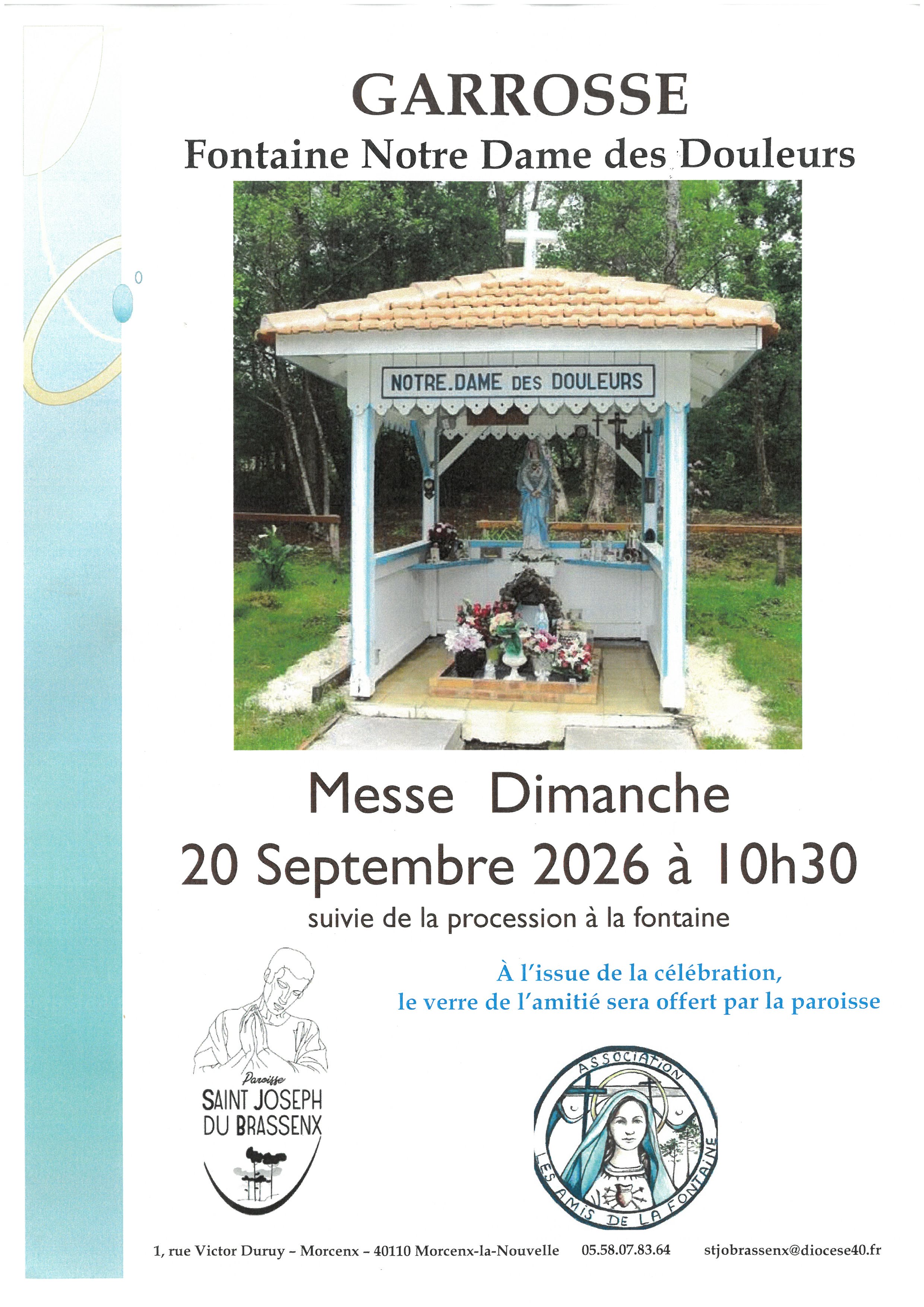 Messe "Notre Dame des Douleurs"