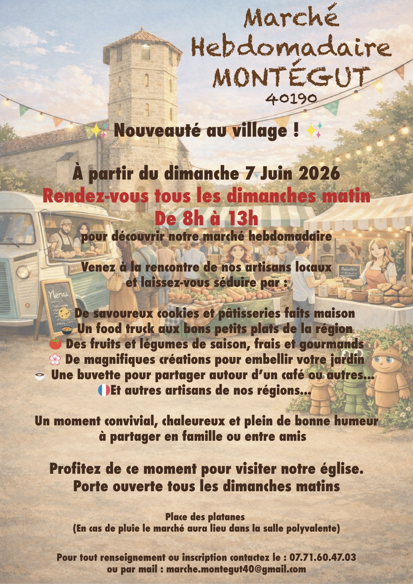 Marché traditionnel du Dimanche