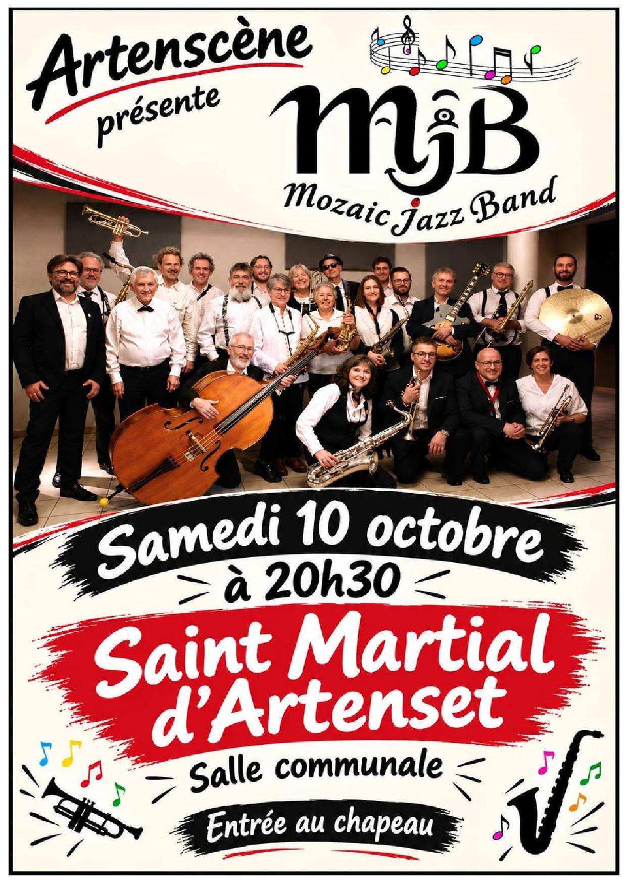Concert du Mozaïc Jazz Band