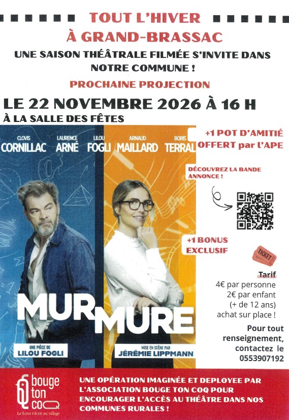 Pièce de Théâtre filmée: "Murmure"
