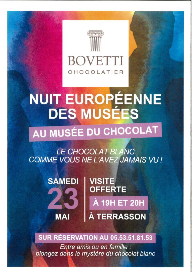 Nuit Européenne Des Musées au Musée du Chocolat