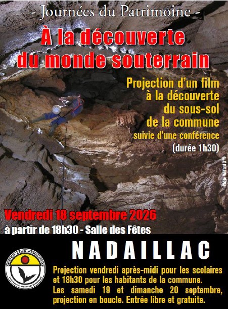 Journées du Patrimoine – À la découverte du monde souterrain