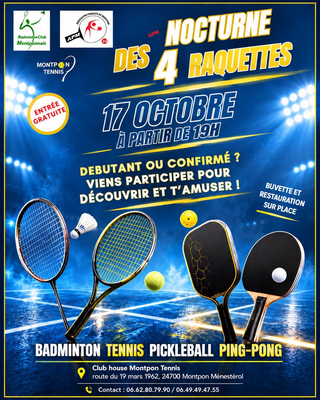 Nocturne des 4 raquettes