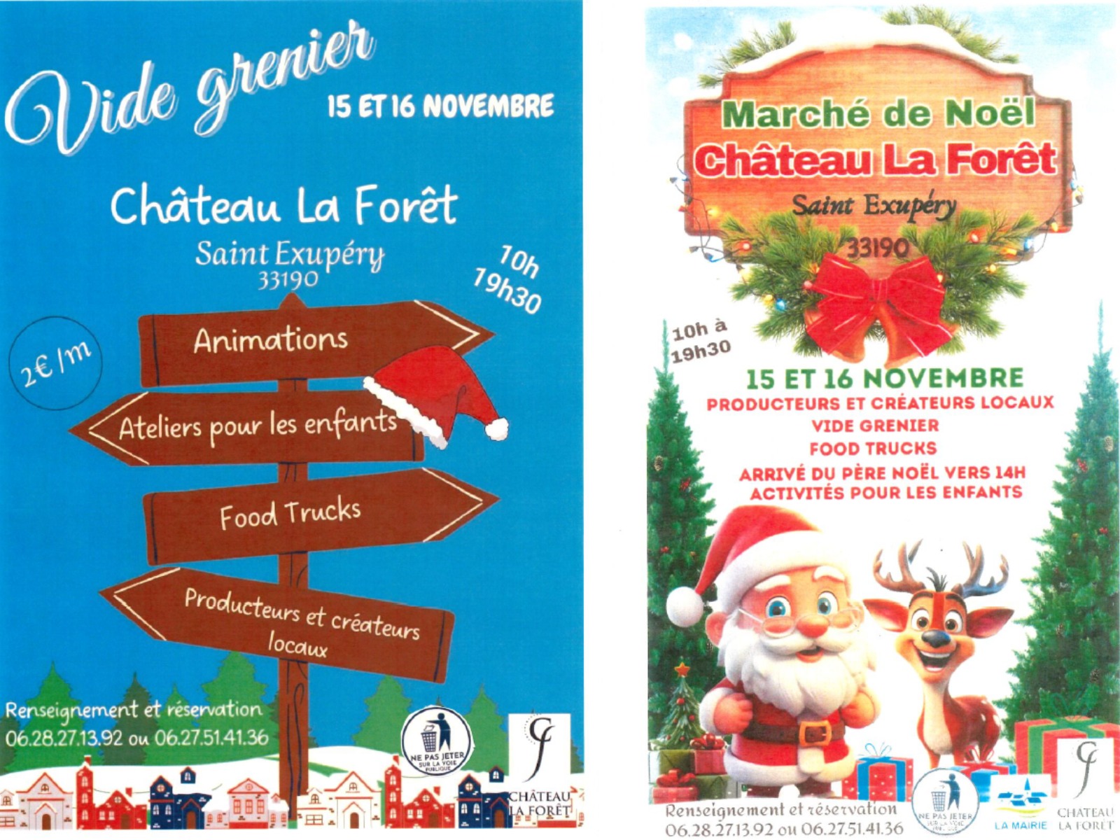 Marché de Noël et vide-grenier du château La Forêt