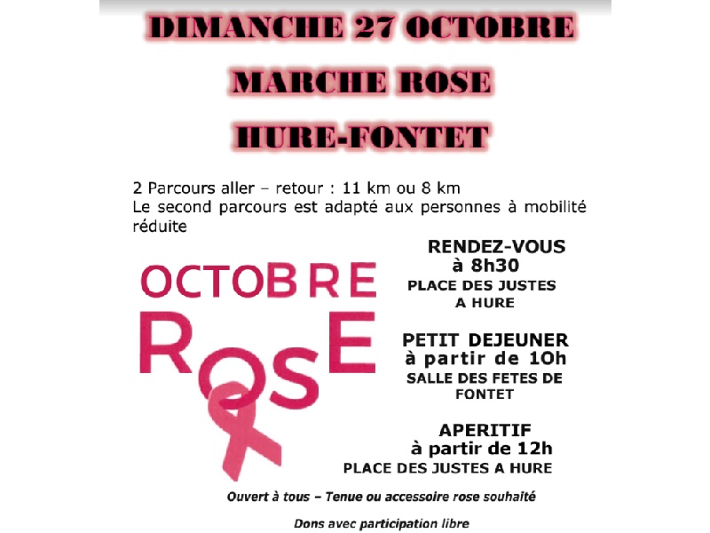 Marche rose 