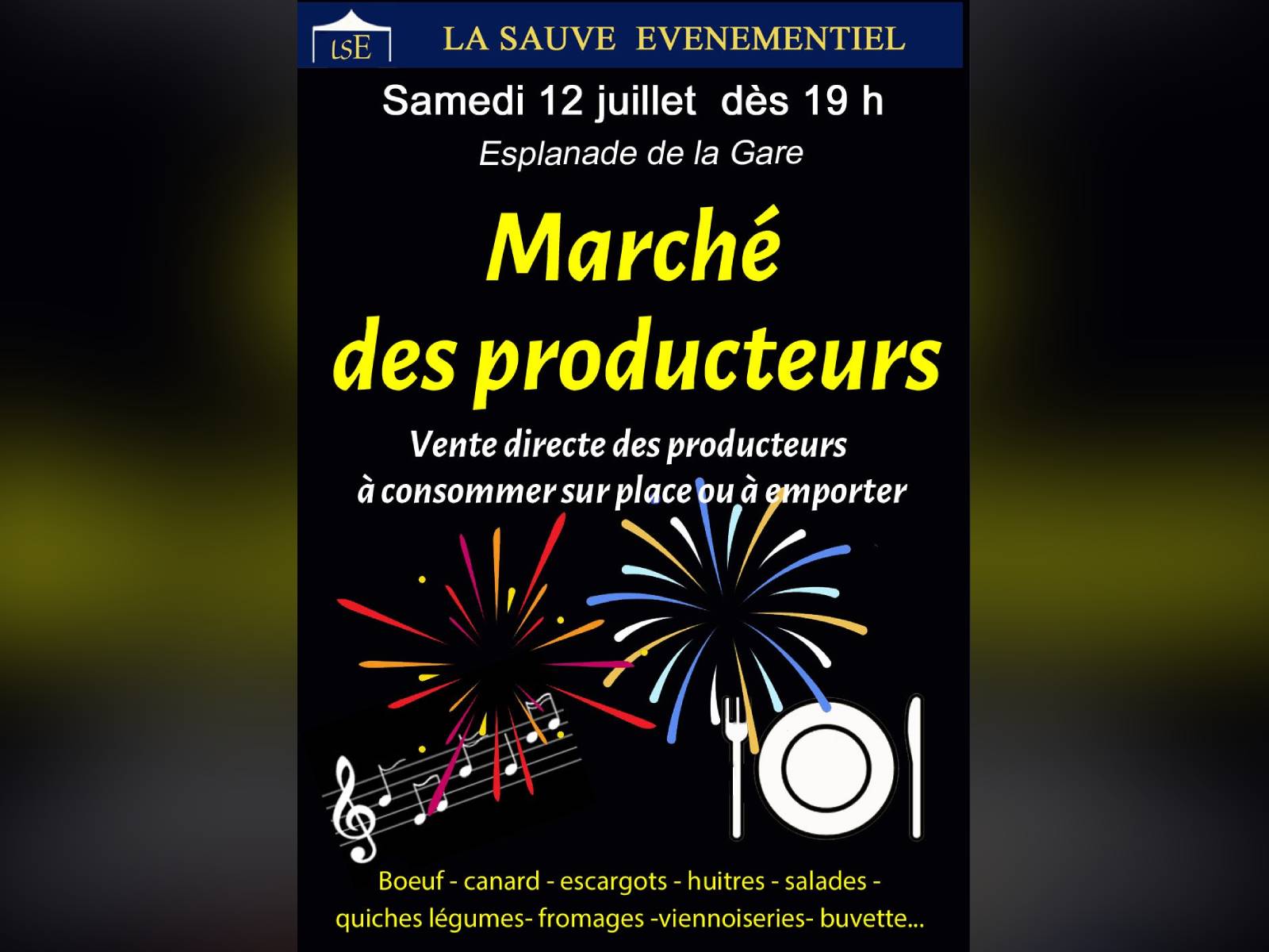 Marché des producteurs à La Sauve