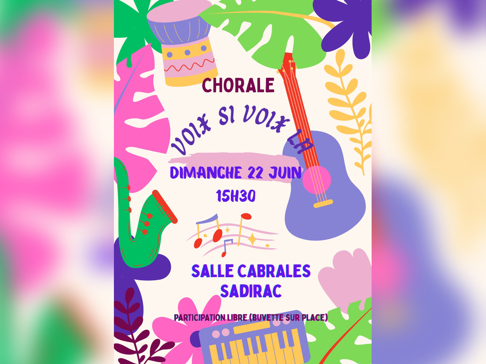 Concert Voix Si Voix La 