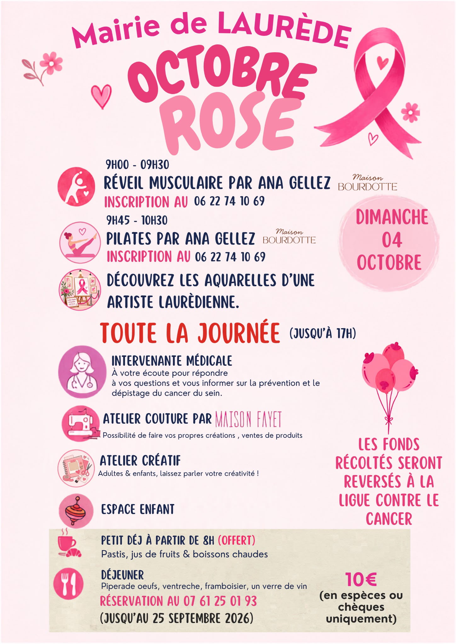 Octobre Rose à Laurède