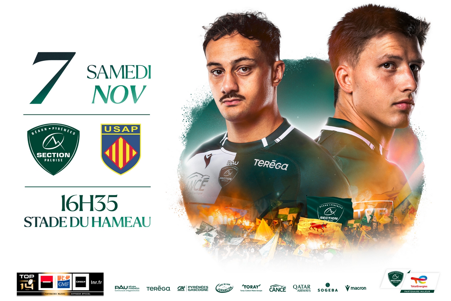 Rugby TOP14 Section Vs USAP Perpignan