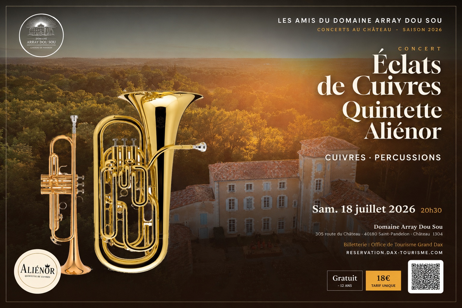 Concert : Eclats de Cuivres