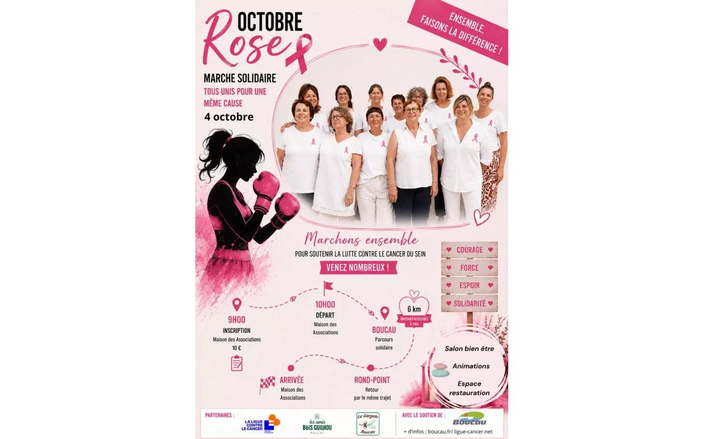 Octobre rose: marche solidaire