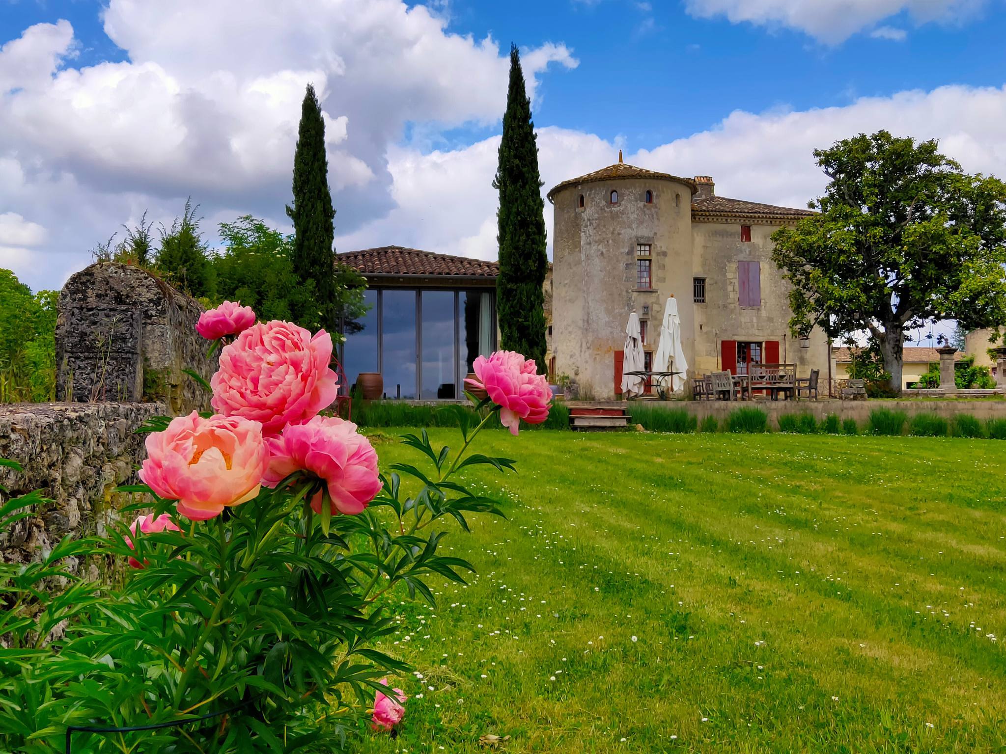 Salles de réception du château de Castelneau