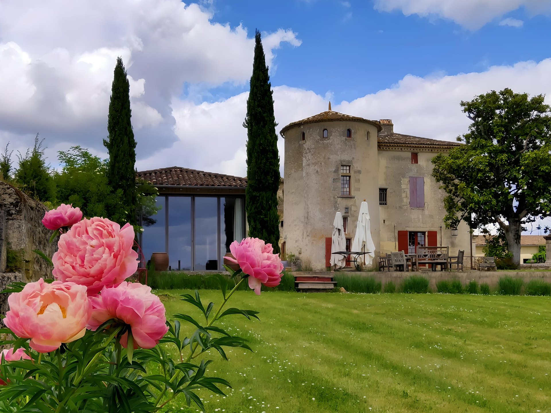 Salles de réception du château de Castelneau