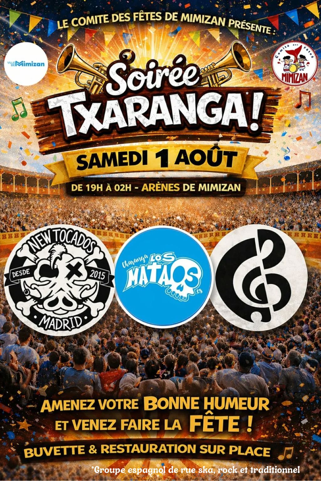 Annulé - Soirée Txaranga