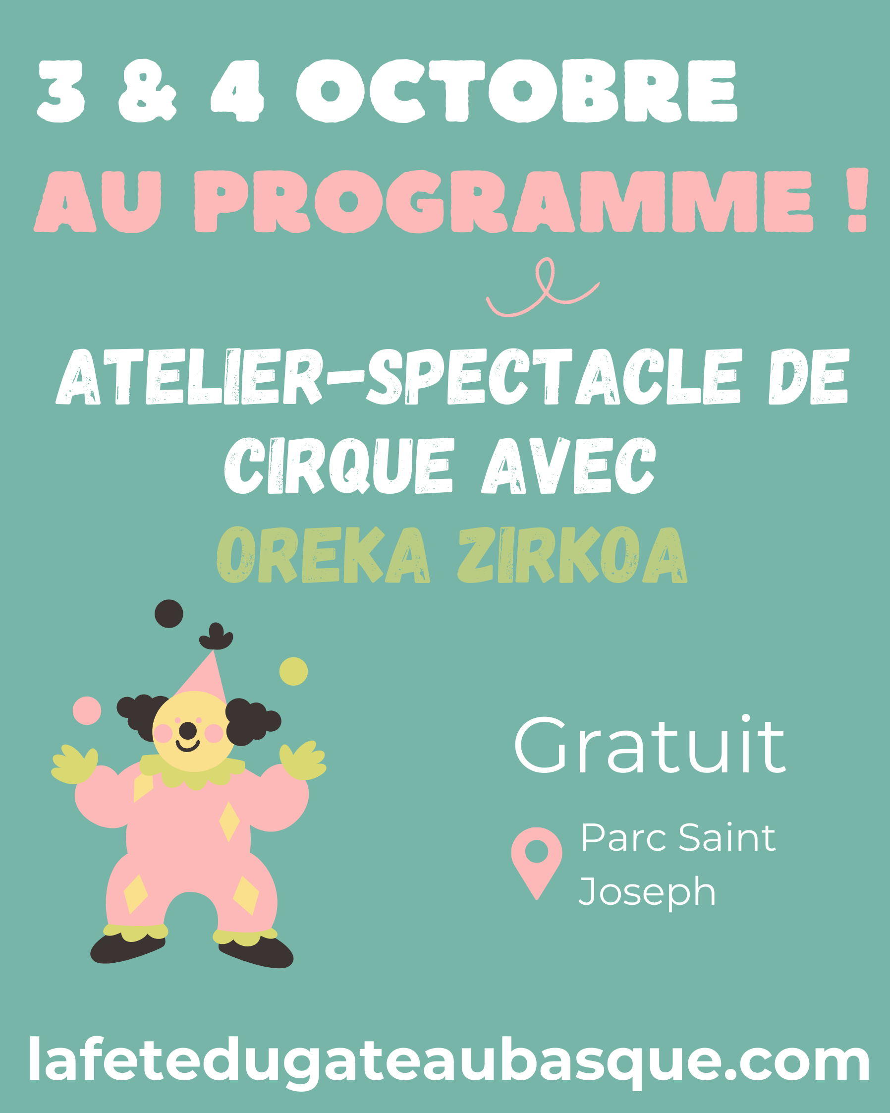 Atelier - spectacle de cirque avec Oreka Zirko ...