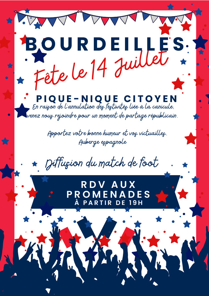 Bourdeilles fête le 14 juillet : pique-nique c ...