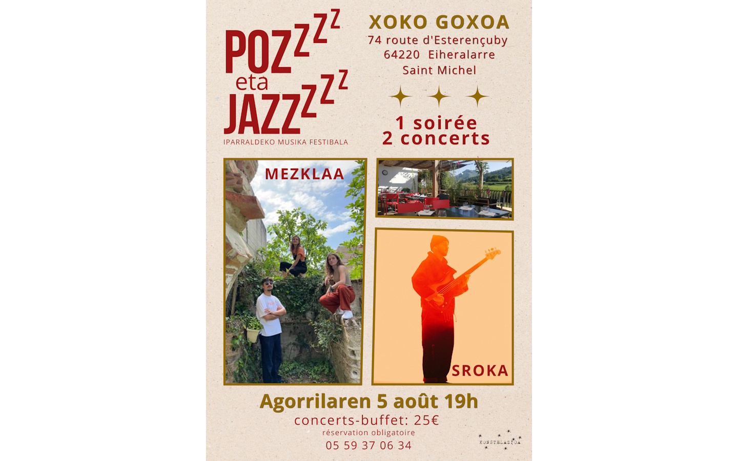 Concert Pozz et Jazz : soirée concert-buffet s ...