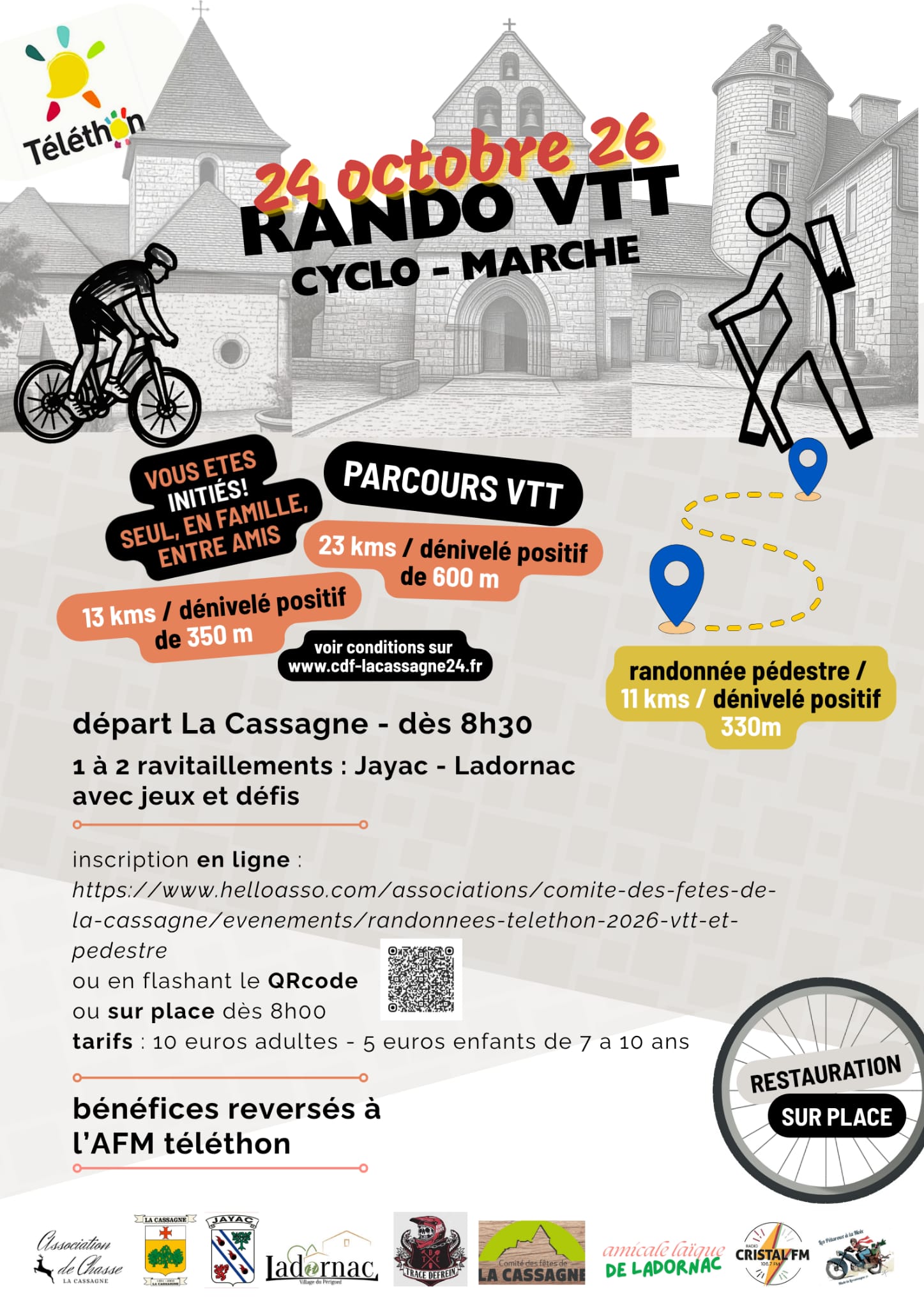 Rando VTT et marche solidaire 