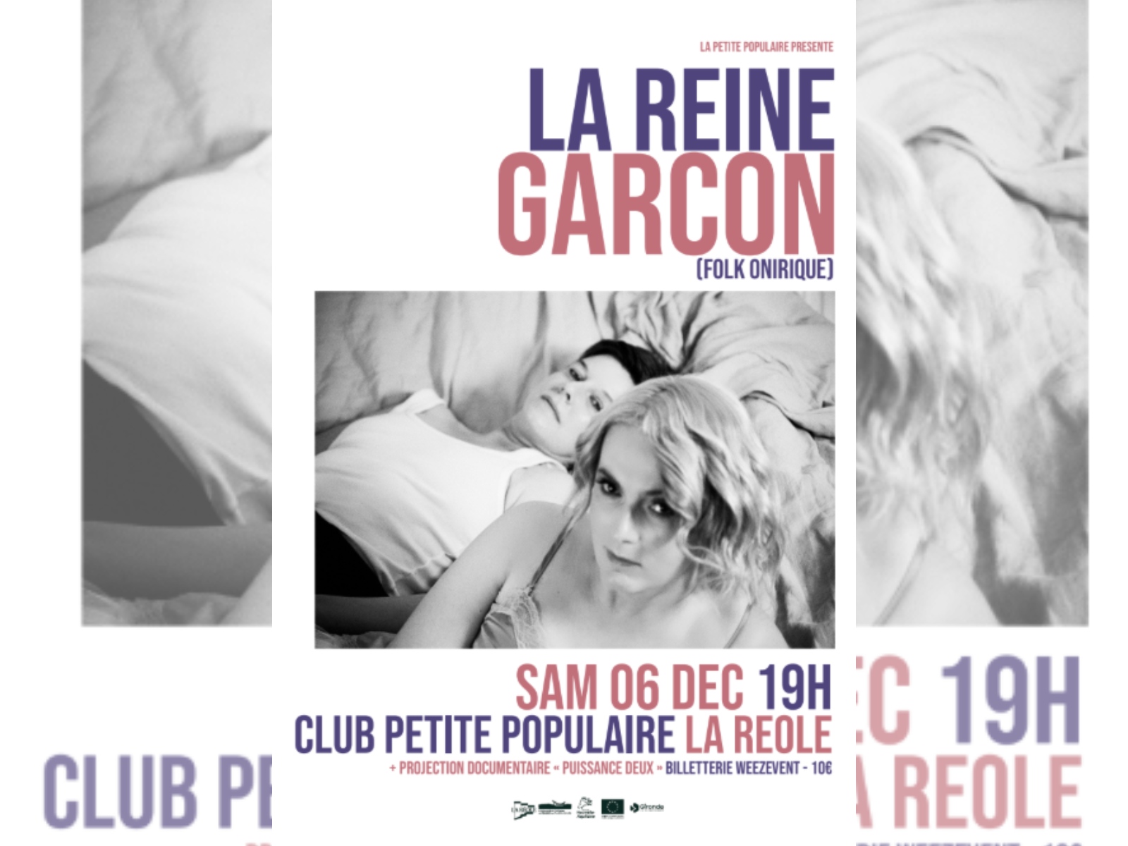 Concert La reine garcon (Folk onirique) et projection documentaire 