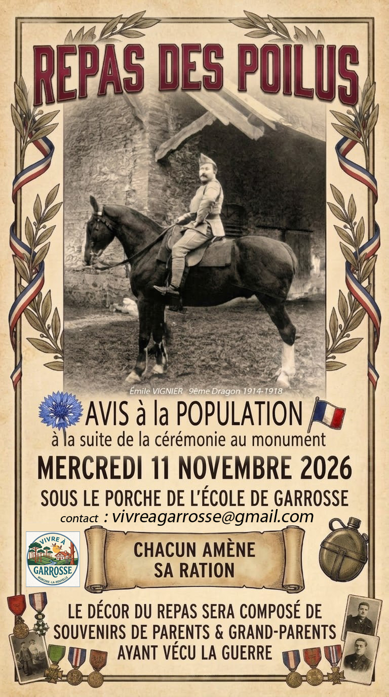 Repas des poilus