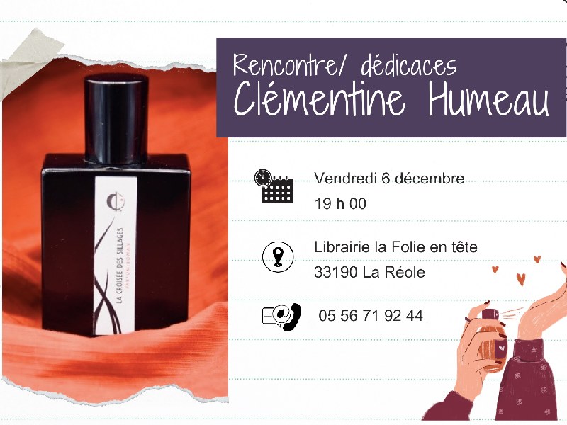 Rencontre et dédicace : Clémentine Humeau