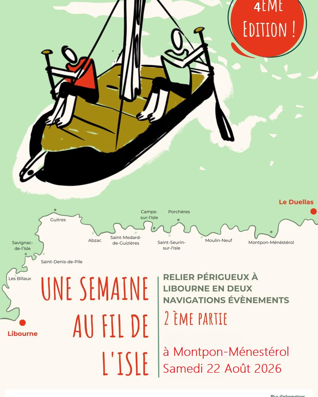Une semaine au fil de l'Isle